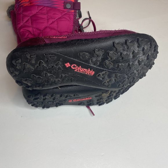 Columbia Minx Mid II women's size 5 red/maroon design waterproof winter… - Picture 6 of 7